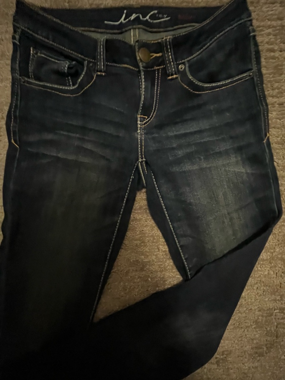 Women's Inc Dark Wash Jeans size 0 - Picture 2 of 4